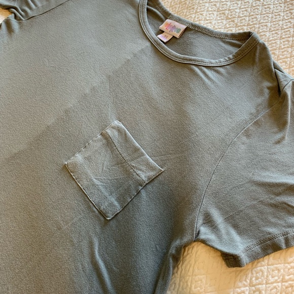 😎 LULAROE CARLY DRESS - Grey- Size XS - Picture 7 of 10